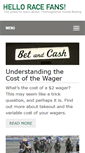 Mobile Screenshot of helloracefans.com